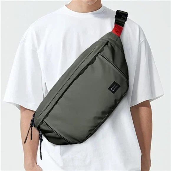 New Large Crossbody Fanny Pack for Women Men,Green